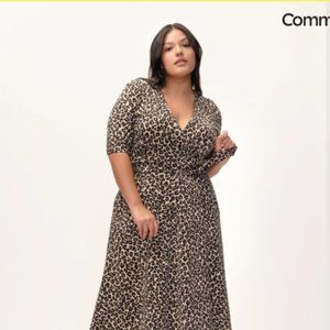 Commonry Brand Perfect Fit Jersey Wrap Dress US Size 12 (AUS Size 16) Never worn